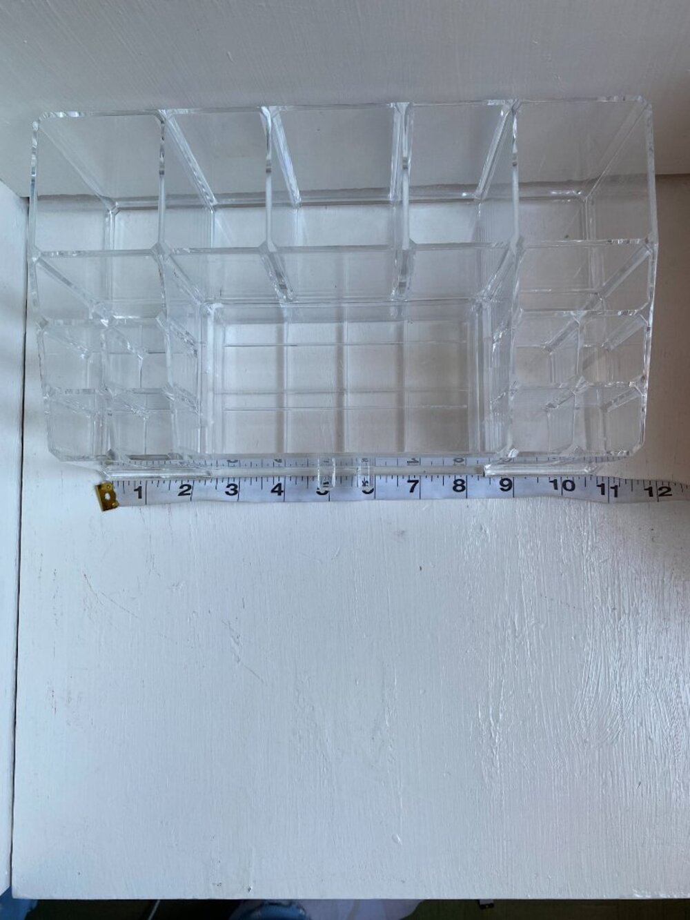 Acrylic storage makeup organizer